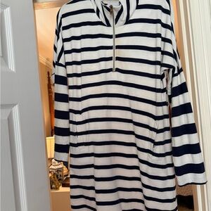 Striped Navy and White dress